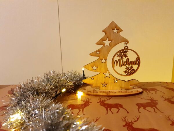Standing Christmas Tree Bauble Holder - Image 3