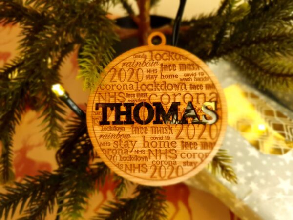 Personalised Lockdown Bauble