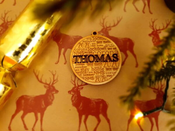 Personalised Lockdown Bauble - Image 3