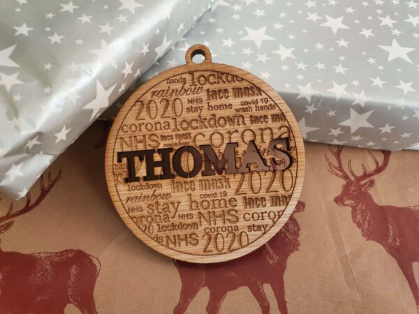 Personalised Lockdown Bauble - Image 2