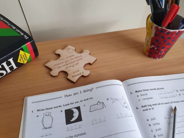Thank You Teacher - Puzzle Coaster - Image 2
