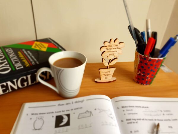 Thank You Teacher - Flower Pot - Image 3