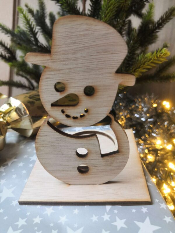 Make Your Own Snowman Tea-light Holder