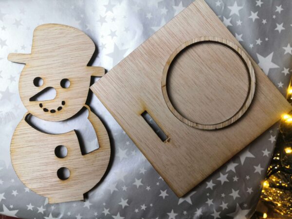 Make Your Own Snowman Tea-light Holder - Image 3