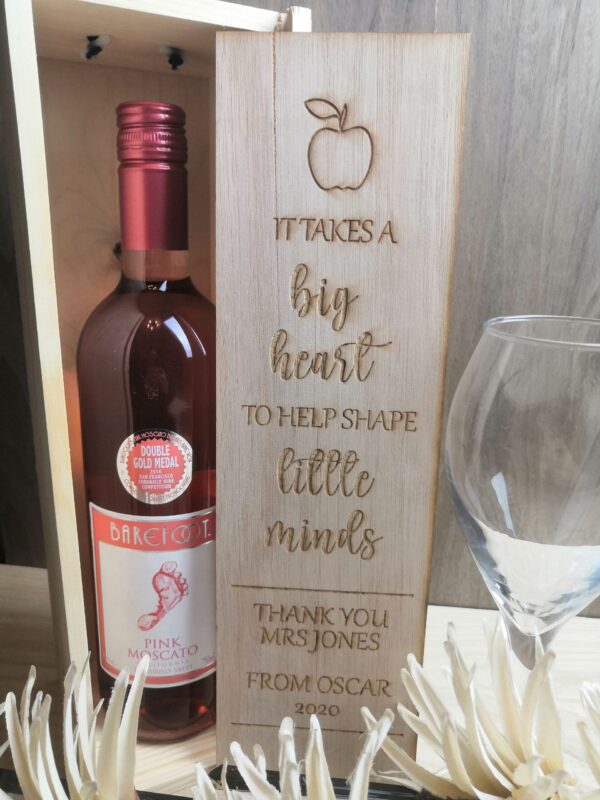 Thank You Teacher - Personalised Wine Box - Image 4