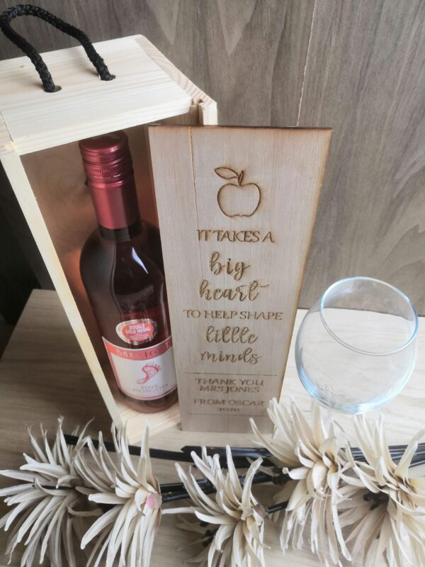 Thank You Teacher - Personalised Wine Box - Image 2