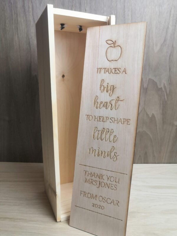 Thank You Teacher - Personalised Wine Box - Image 6