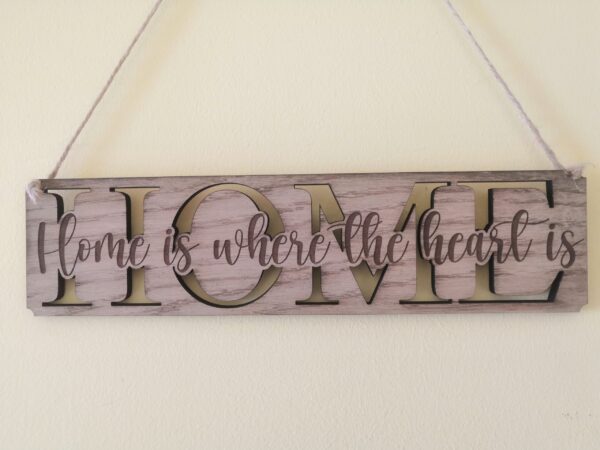 "HOME" Wall Sign/Plaque/Hanging