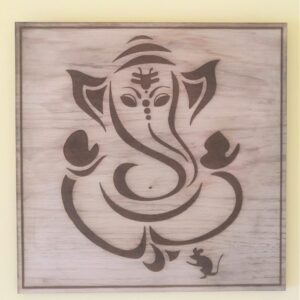 Engraved Ganesh Plaque/Wall Hanging/Welcome
