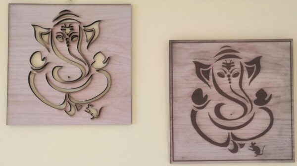 Engraved Ganesh Plaque/Wall Hanging/Welcome - Image 4