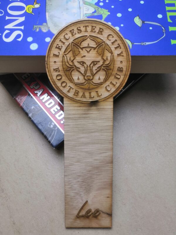 Personalised Wooden Football Crest Bookmarks - Image 10