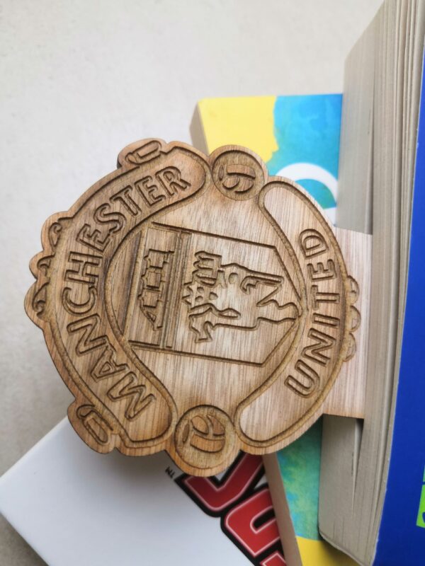 Personalised Wooden Football Crest Bookmarks - Image 5