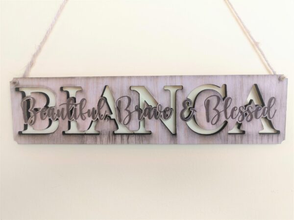 Personalised NAME Door/Wall Hanging