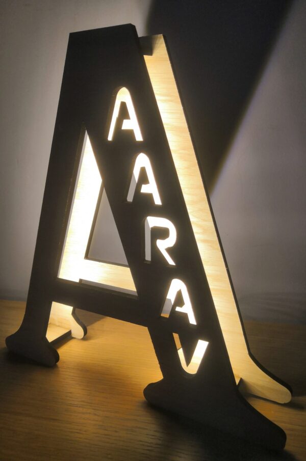Personalised LED Night Light/Letter Lamps - Free Standing or Hangable - Image 4