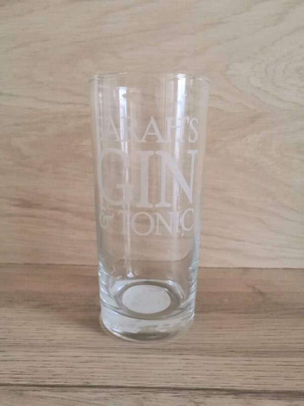 Personalised Engraved Hi-Ball Glass
