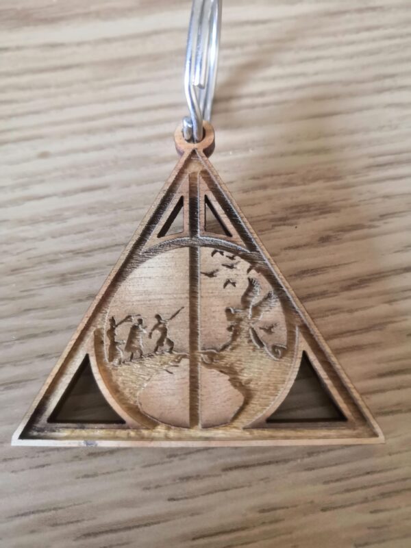 Harry Potter Triangle Keychain