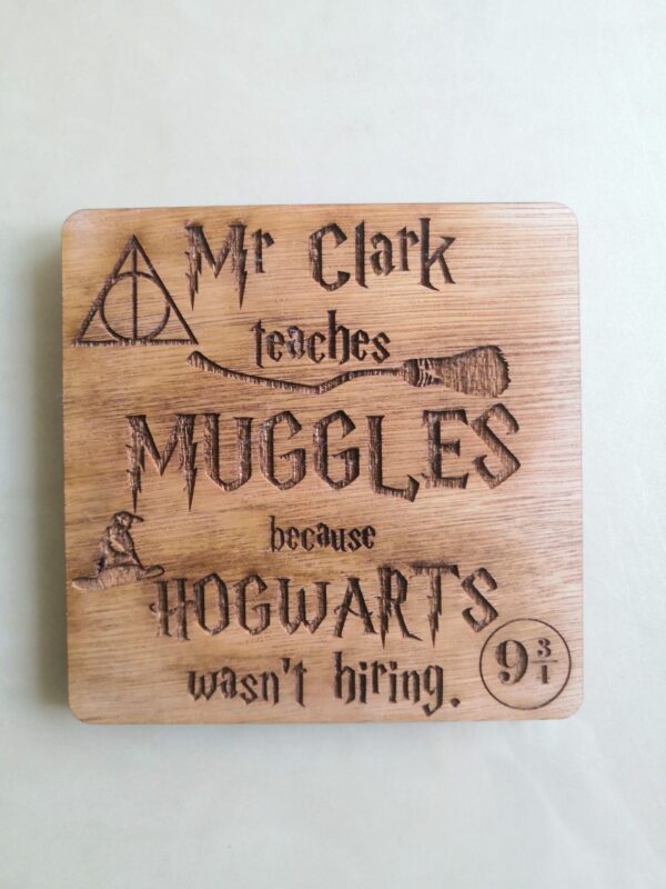 Harry Potter Thank You Teacher Coaster