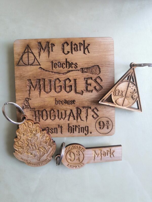 Harry Potter Thank You Teacher Coaster - Image 4