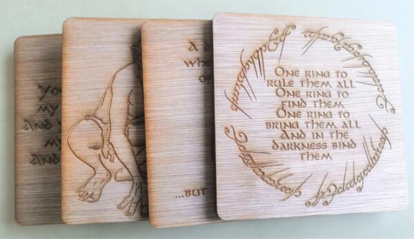 Lord Of The Ring Coaster Set of 4 - Image 3