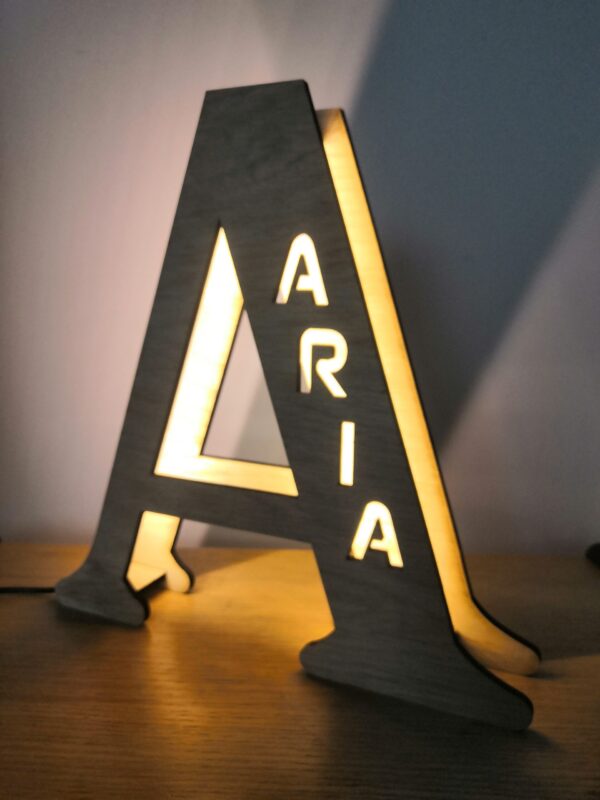 Personalised LED Night Light/Letter Lamps - Free Standing or Hangable - Image 6