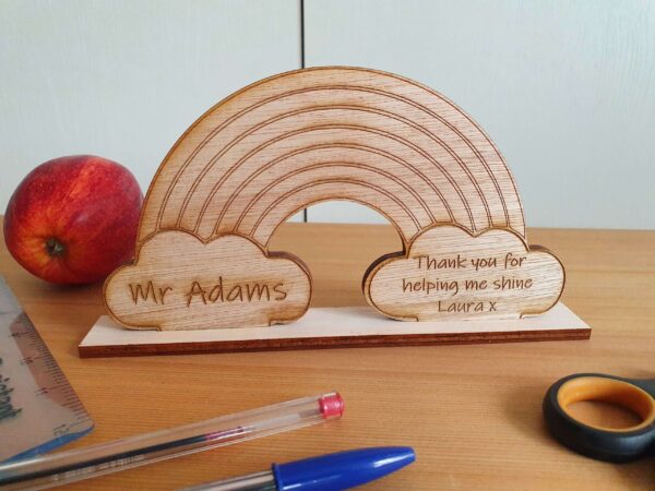 Thank You Teacher - Rainbow