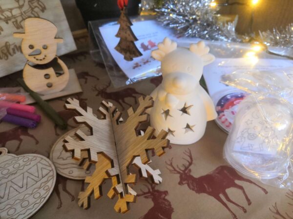 Filled Personalised Wooden Activity Christmas Boxes - Image 7
