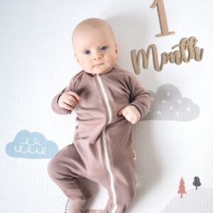 Baby Monthly Milestone Wood Laser Cutouts
