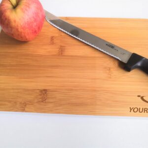 Personalised Bamboo Your Logo Chopping Board - 3 Sizes Available - Image 2