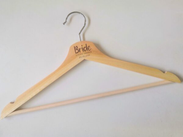 Engraved Wedding Hangers for Bride/Bridesmaid and Groom/Groomsman - Wedding or General Gifting - Image 7