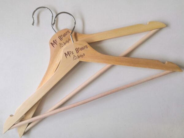 Engraved Wedding Hangers for Bride/Bridesmaid and Groom/Groomsman - Wedding or General Gifting - Image 4