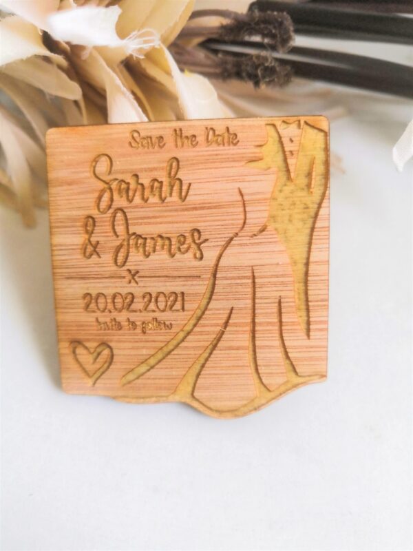 Save The Date Wedding Magnets Wedding Magnets - Couple