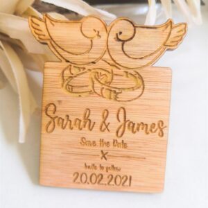 Save The Date Wedding Magnets Wedding Magnets - Doves