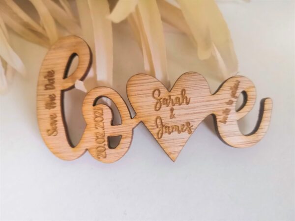 Save The Date Wedding Magnets Wedding Magnets - Love