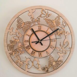 Butterfly Art Wall Clock