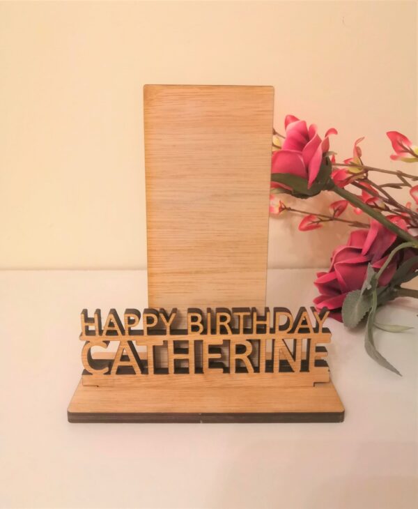 Engraved/Carved Personalised Photo Frame - Image 2