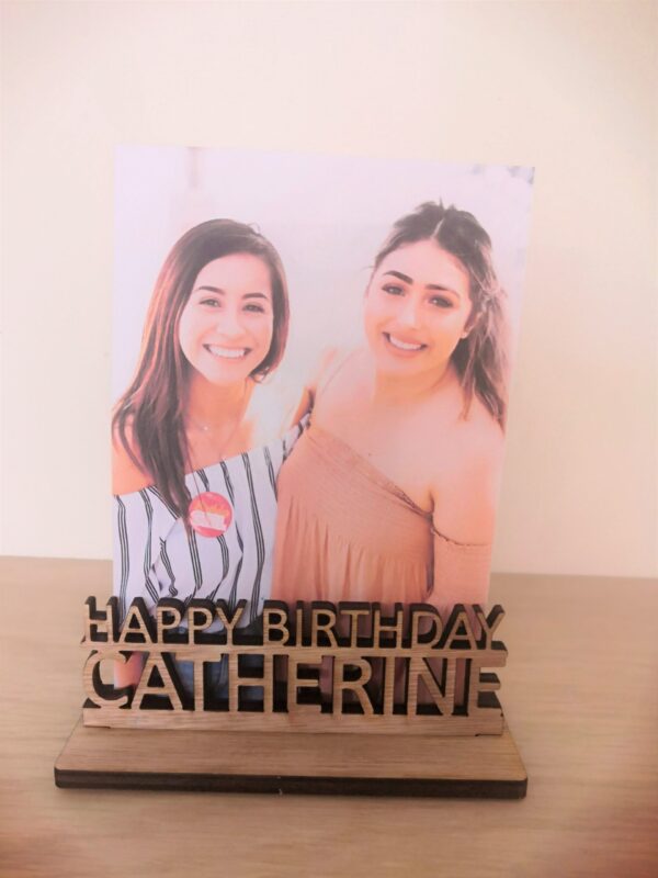 Engraved/Carved Personalised Photo Frame