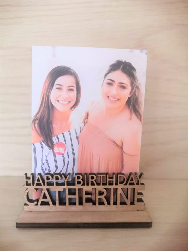 Engraved/Carved Personalised Photo Frame - Image 4