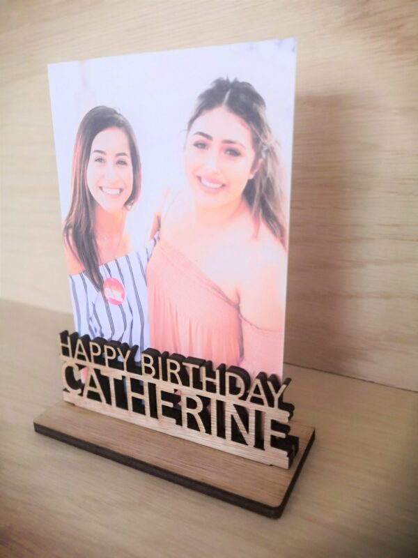 Engraved/Carved Personalised Photo Frame - Image 3