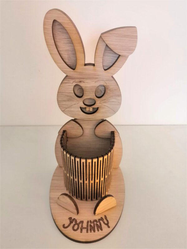 Personalised Make Your Own Easter Egg Holder / Bunny Pen Pot Activity / Easter Crafts for Children / Easter Egg Hunt - Image 5