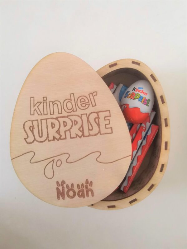 Personalised Kinder Surprise Egg Box