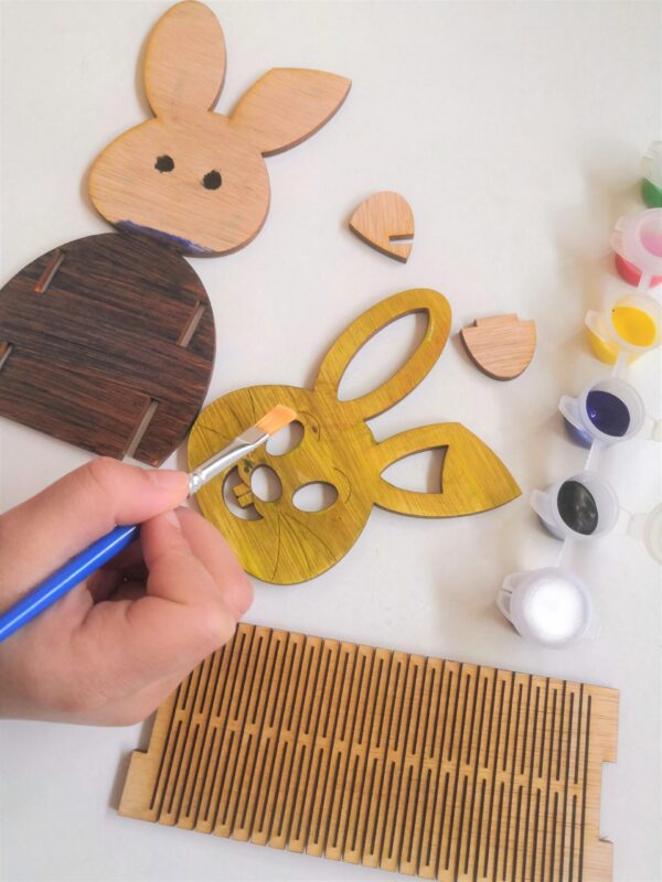 Personalised Make Your Own Easter Egg Holder / Bunny Pen Pot Activity / Easter Crafts for Children / Easter Egg Hunt - Image 3