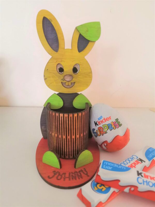 Personalised Make Your Own Easter Egg Holder / Bunny Pen Pot Activity / Easter Crafts for Children / Easter Egg Hunt - Image 8