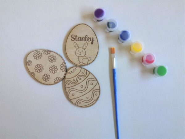 Personalised Paint Your Own Easter Eggs - Decoration / Easter Crafts for Children / Easter Egg Hunt