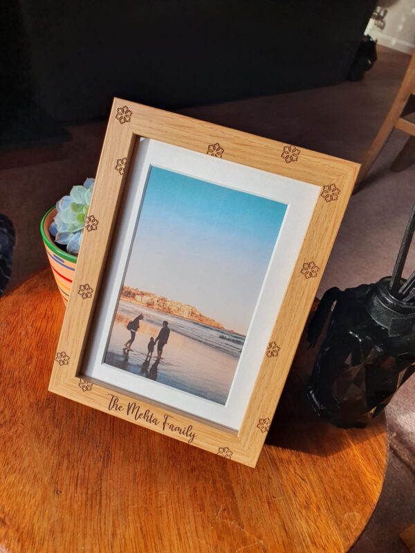 Engraved and Personalised Photo Frames - Various Sizes, Colours & Designs - Image 3