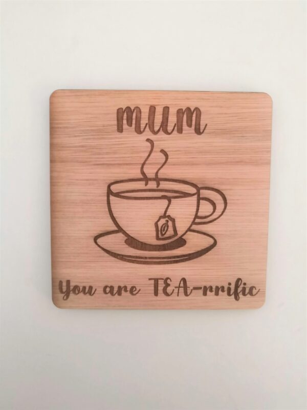 Mother's Day Tea-Riffic Coasters Set Gift