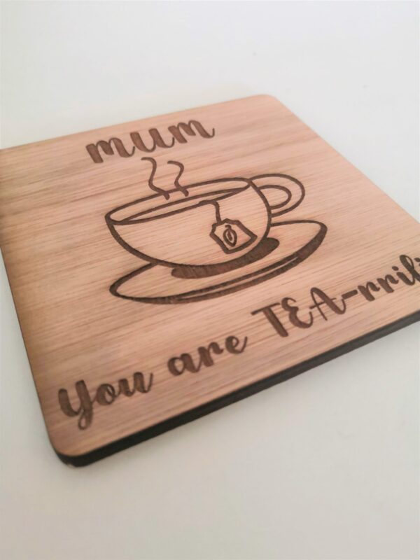 Mother's Day Tea-Riffic Coasters Set Gift - Image 2