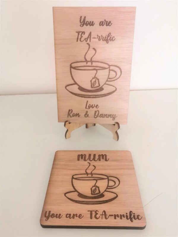 Mother's Day Card with Stand - Tea-Riffic - Image 3