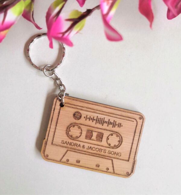 Spotify Code Keyrings - Cassette