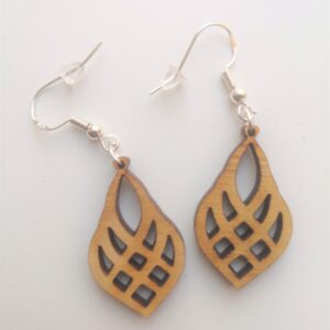 Pineapple Drop Earrings - Dangling - Wire Hook - Light Weight (Style 9)