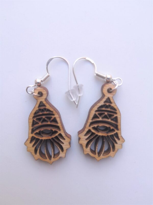 Santa Drop Earrings - Dangling - Wire Hook - Light Weight (Style 6)